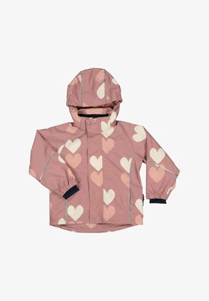 Geggamoja, SHELL JACKET UNISEX - Regnjakke / vandafvisende jakker - old pink heart