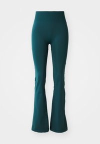 DEFINE SEAMLESS FLARED - Legingi - forrest green
