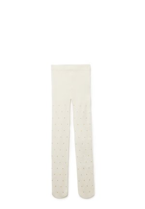DENIERS - Strumpfhose - bianco latte pois glitter