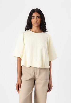 ONLROMI BALLOON SLEEVE - Top - wax yellow