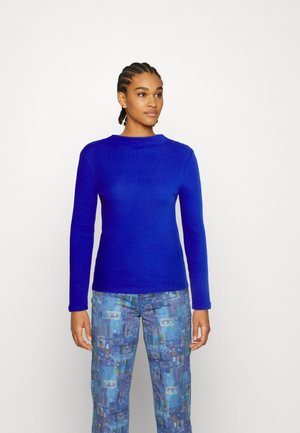 PCNURA MOCK NECK - Topper langermet - mazarin blue
