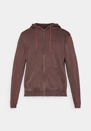 Champion ICONS FULL ZIP HOODIE - Sweatjacke - bordeaux