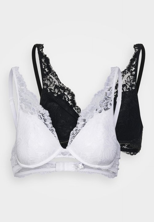 Wolbar Slip Donna WB214 In Cotone E Pizzo - Nero, Taglia M - Intimo Sensuale E Comodo