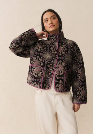 Next QUILTED FUNNEL NECK - Mezisezónní bunda  - jacquard print