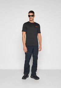 Fjällräven ABISKO WOOL LOGO M - Sportovní tričko - black