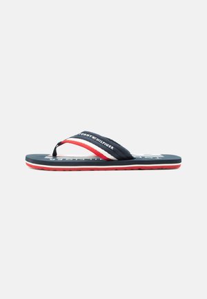 Tommy Hilfiger, PATCH PRINT BEACH - Sandaler m/ tåsplit - desert sky