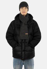 Normani SCHAL HAUTFREUNDLICH UND WEICH AUS SCHAFWOLLE - Schal - dunkelgrau meliert