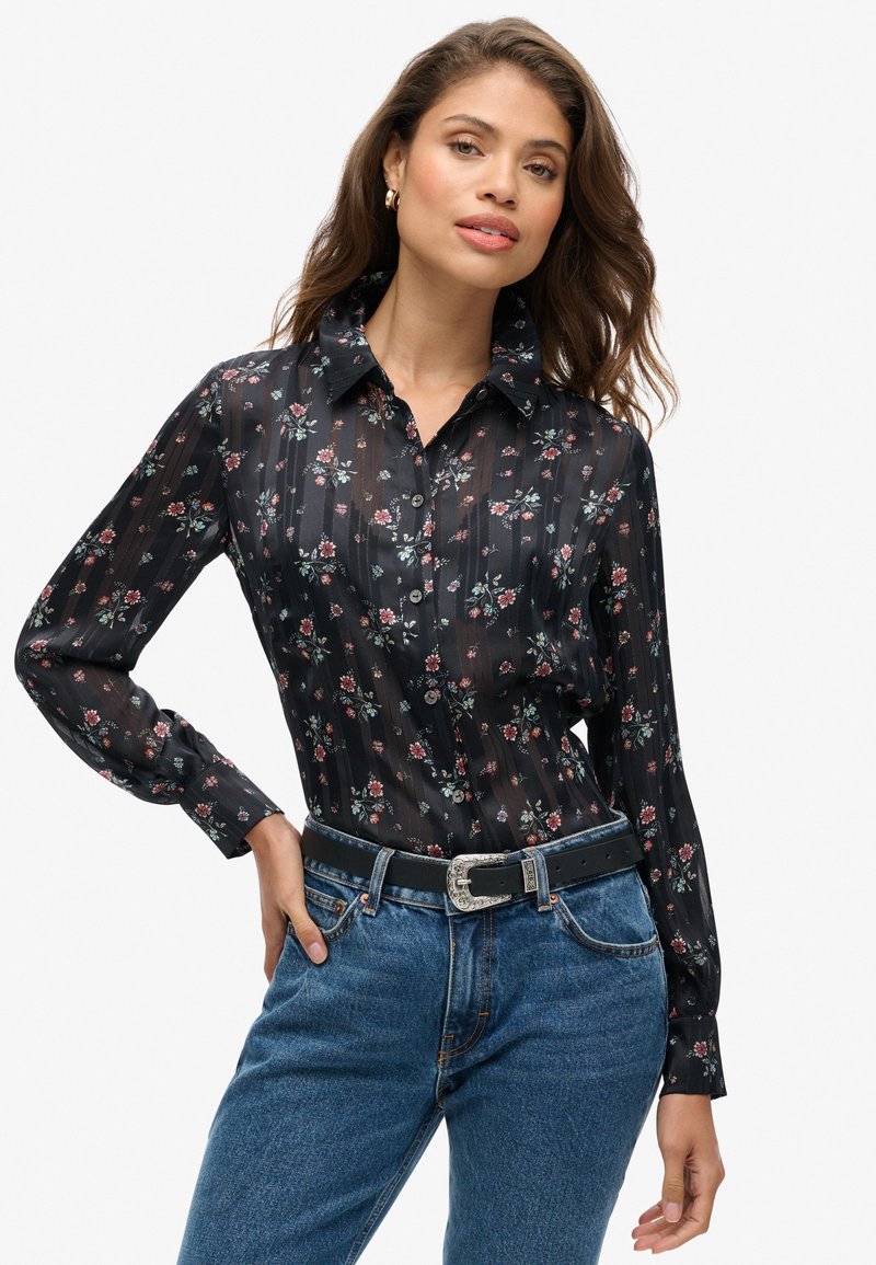 Superdry & Co Skjortebluser - autumn meadow black