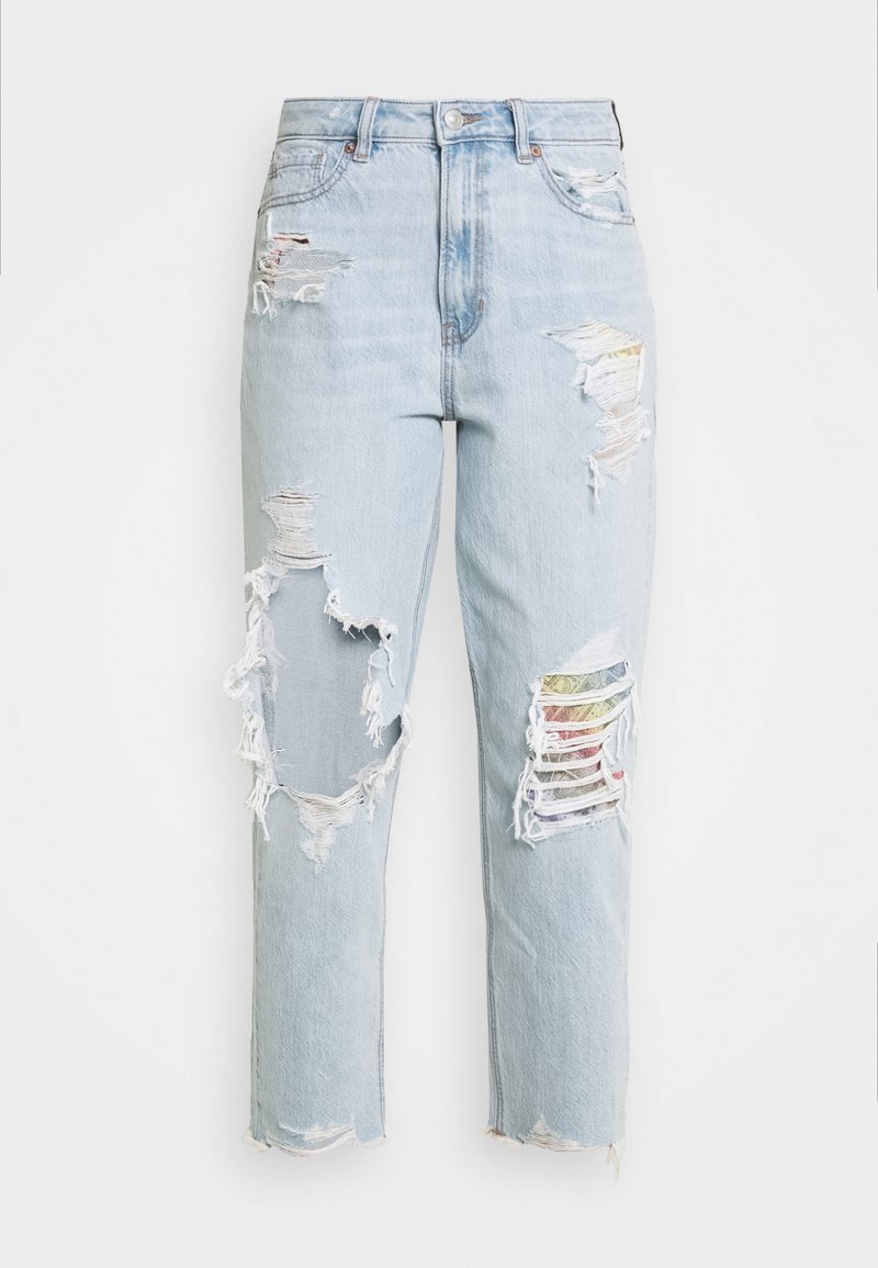 AMERICAN EAGLE Relaxed fit jeans destroyed denim