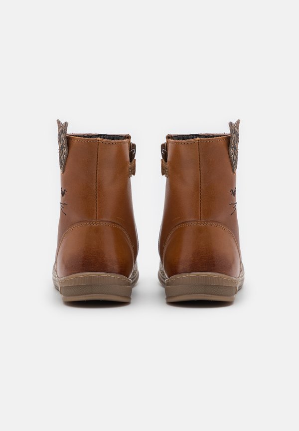 LEATHER – Stiefelette – cognac