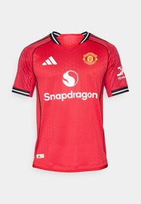 adidas Performance MANCHESTER UNITED HOME AUTHENTIC - Sporto klubų atributika - red