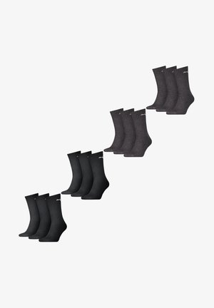 Puma CREW 12 PACK - Socken - paar black paar anthracite