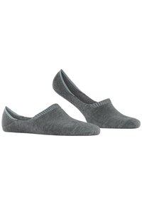 FALKE INVISIBLE STEP HIGH CUT - Füßlinge - light greymel