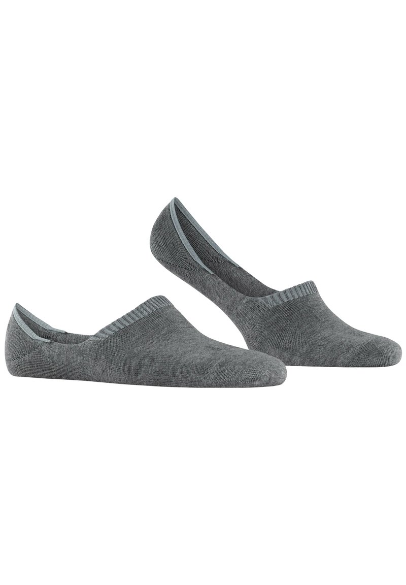 FALKE INVISIBLE STEP HIGH CUT - Füßlinge - light greymel