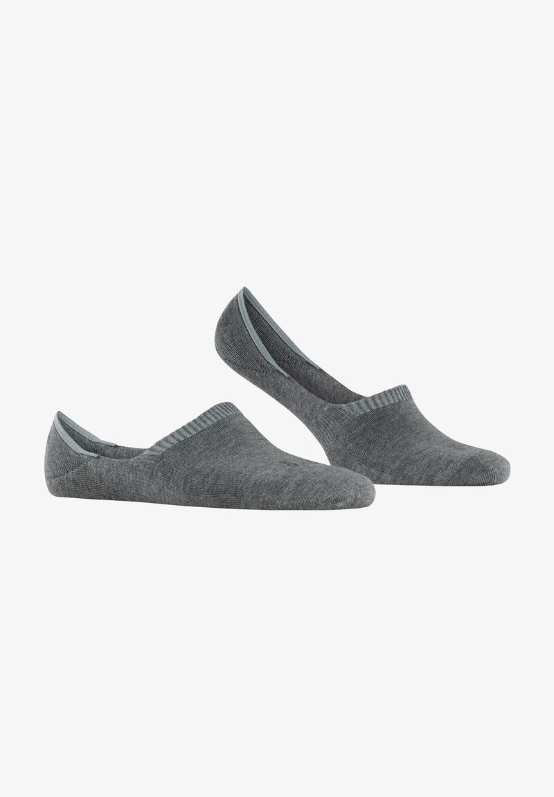 FALKE INVISIBLE STEP HIGH CUT - Füßlinge - light greymel
