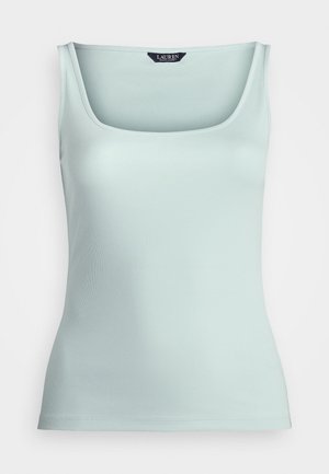 Lauren Ralph Lauren Woman STRETCH COTTON TANK - Top - aqua pearl