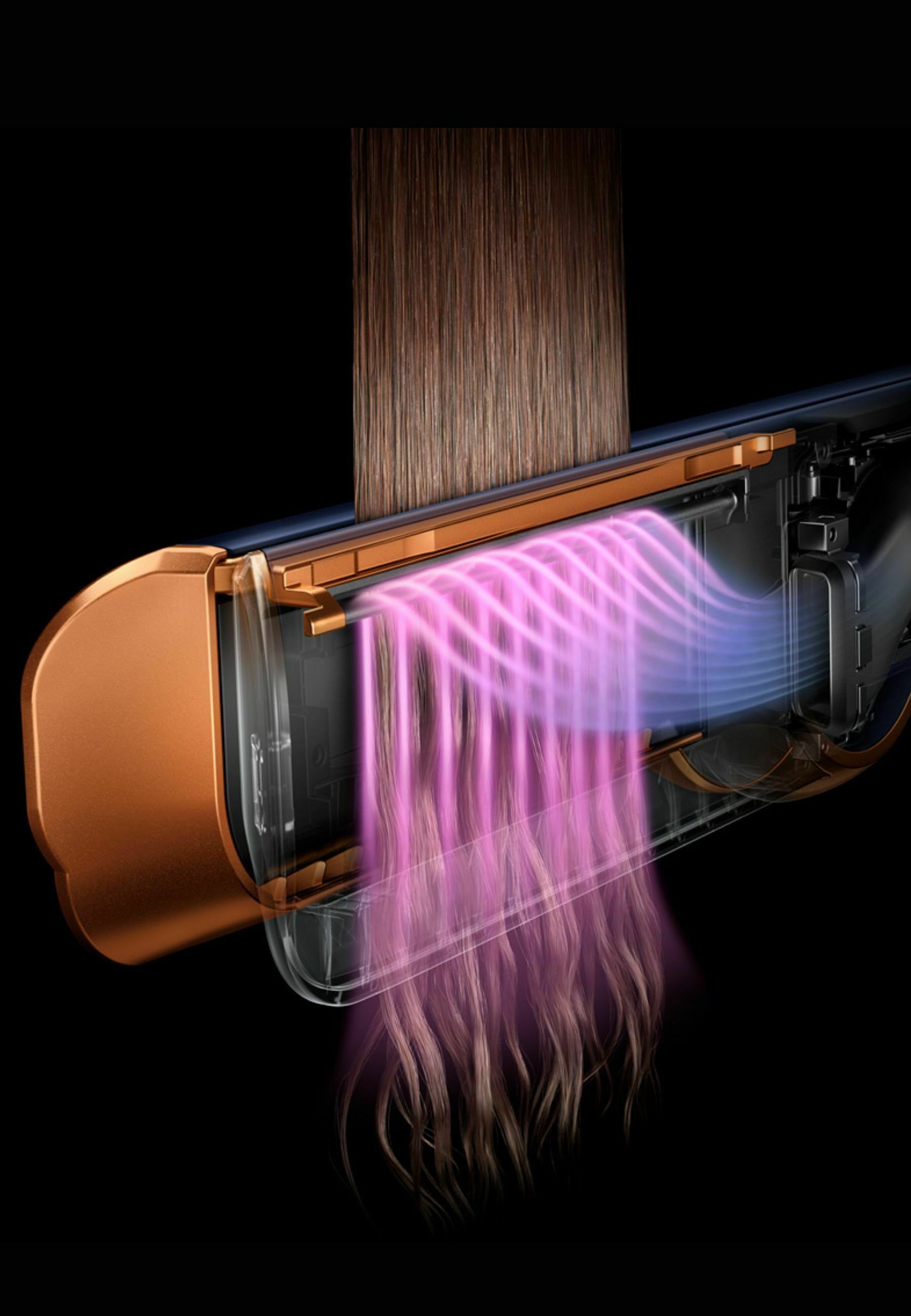 Dyson AIRSTRAIT™ - Styler e spazzole ad aria - prussian blue rich