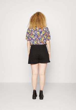 BE KATY - Denim shorts - black