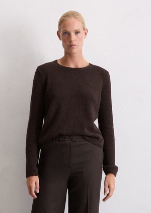 LONGSLEEVE ROUND NECK - Jumper - dark coffee