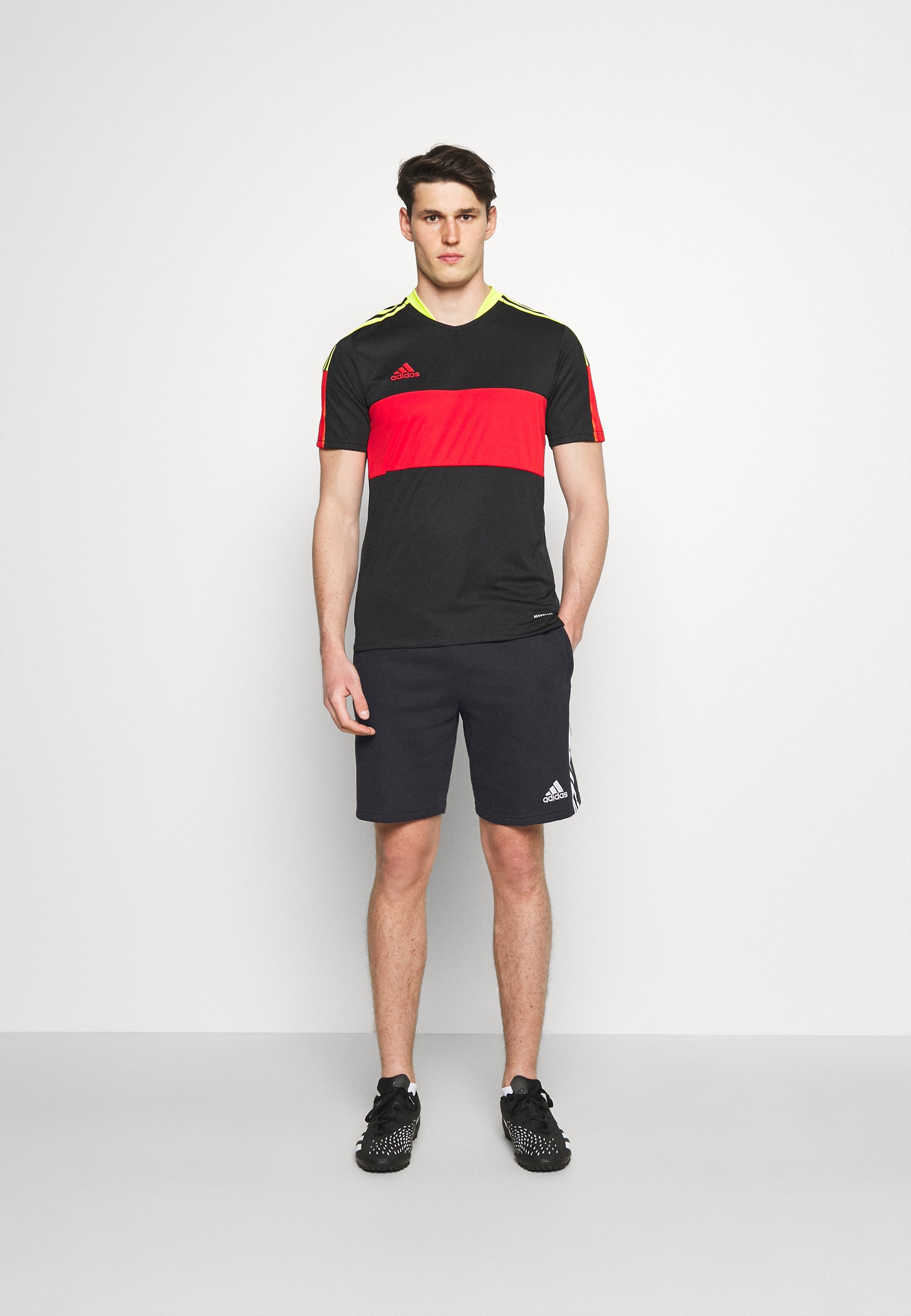 adidas Performance TIRO 21 - Korte broeken - black/Zwart - Zalando.nl