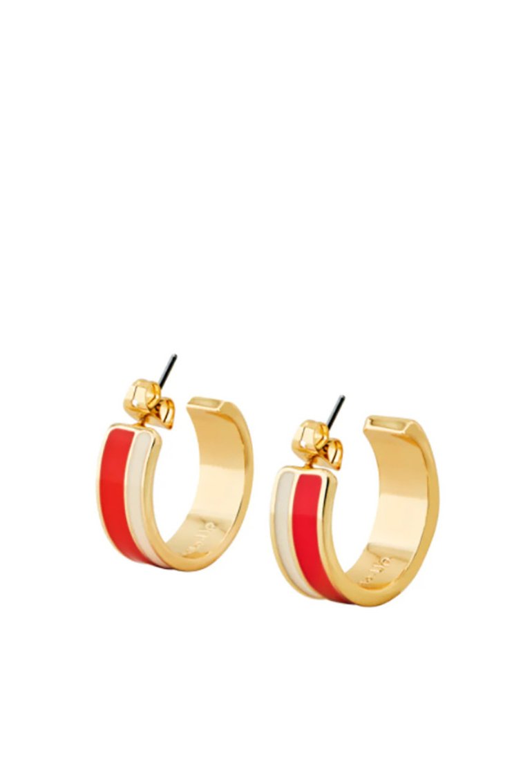 bangle up CRÉOLES - Boucles d'oreilles - blanc sable tangerine