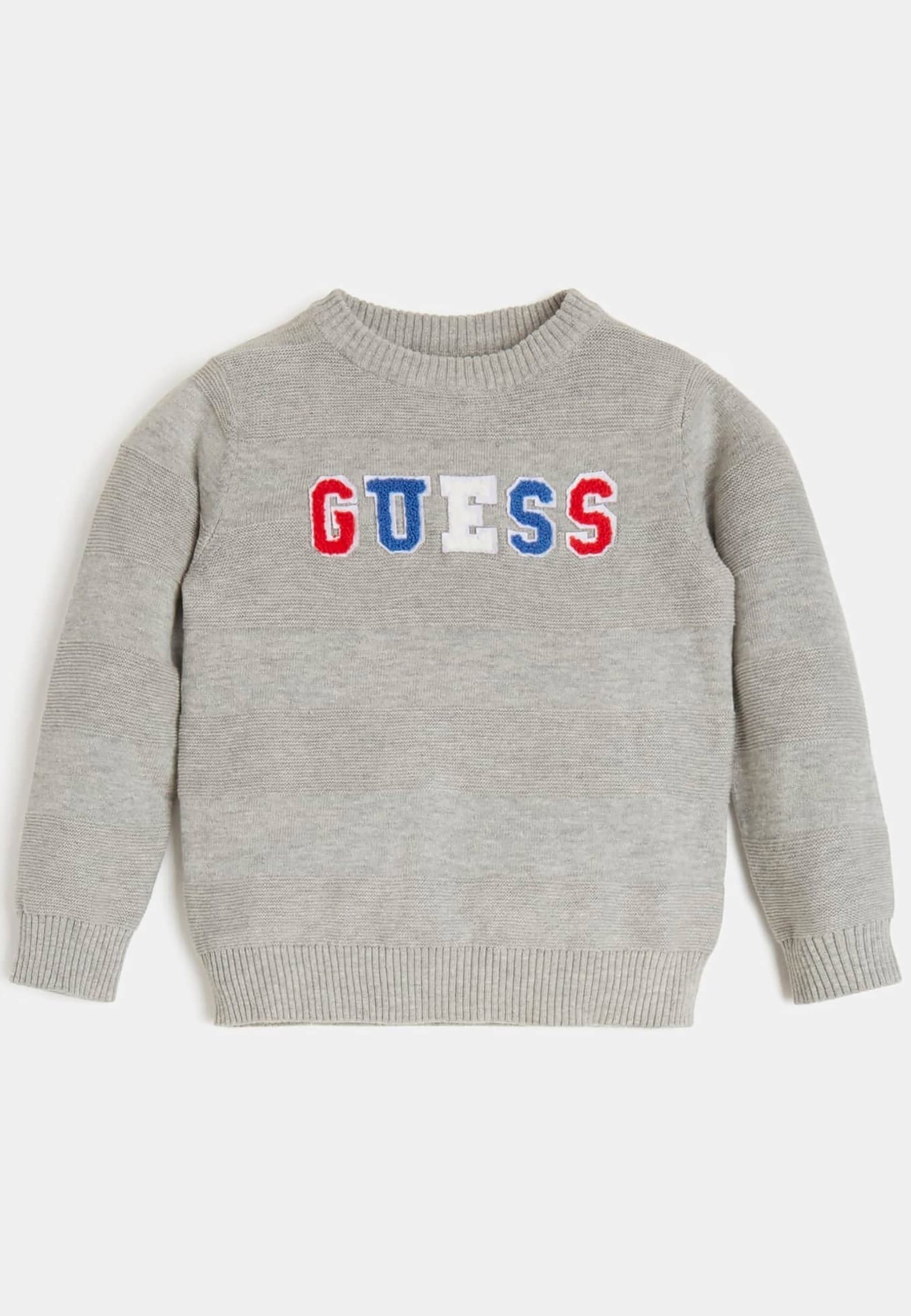 Guess FRONTLOGO - Maglione - grau/grigio - Zalando.it