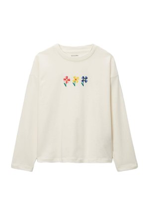 BRODÉ EN - T-shirt à manches longues - naturel