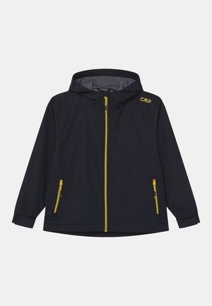 FIX HOOD UNISEX - Vodotěsná bunda - antracite/lemonade