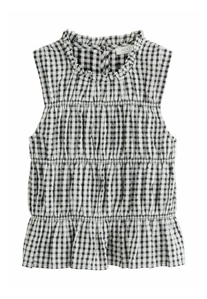 Next, REGULAR FIT - SHIRRED SLEEVELESS - Blúzka - monochrome