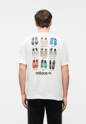 LOOSE GRAPHIC UNISEX - Trükipildiga T-särk - white