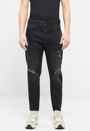 2Y Premium BOYFRIEND FIT - Straight leg jeans - black