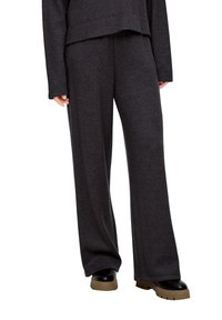 s.Oliver LOOSE - Stoffhose - dunkelgrau