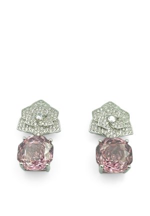 PARTY EVENT - Boucles d'oreilles - rosa/weiss/silver-coloured
