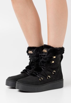 Tommy Hilfiger Stivaletti con plateau - black