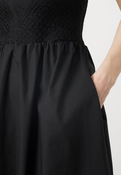 Faithfull the brand CAMERA MIDI DRESS - Denné šaty - black