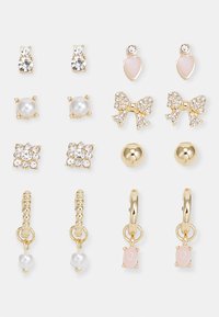 8 PACK - Earrings - gold-coloured