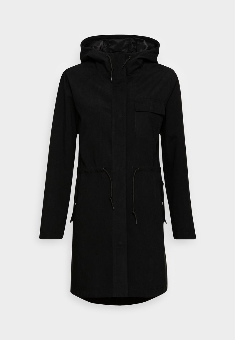 JDY JDYPOLLY LONG HOOD - Parka - black