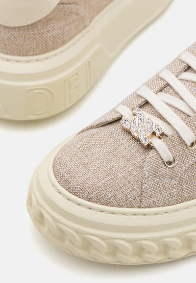 Casadei OFFROAD FLOREN - Baskets basses - gold/milk