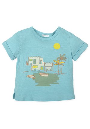 Camiseta estampada - aguamarina