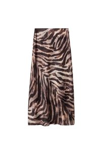 A-line skirt - brown