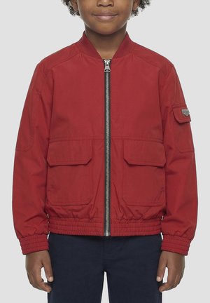Antony Morato, COAT REGULAR FIT WITH PLATE ON SLEEVE - Chaquetas bomber - dark red