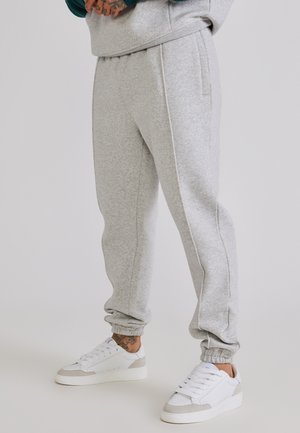 SIKSILK, PINTUCK JOGGERS. - Pantaloni sportivi - grey marl