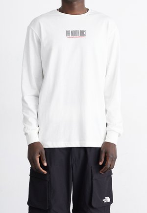 Långärmad tröja - white