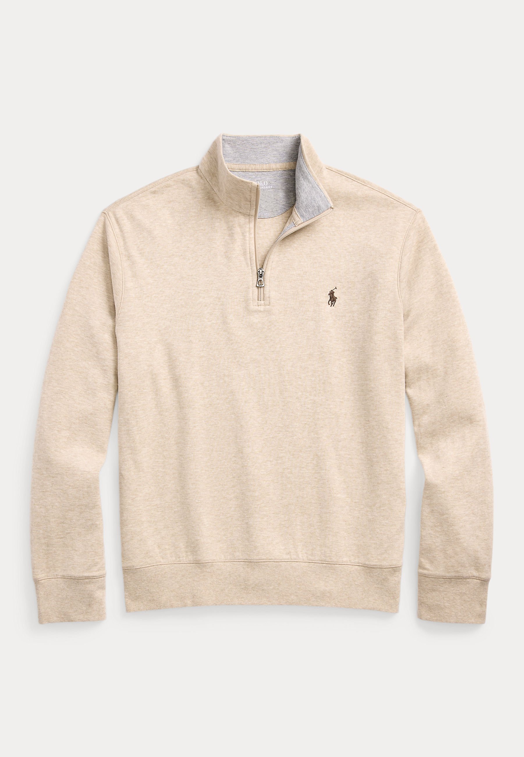 Polo Ralph Lauren LUXURY JERSEY QUARTER ZIP PULLOVER - Camisola Polo Ralph Lauren LUXURY JERSEY QUARTER ZIP PULLOVER - Camisola