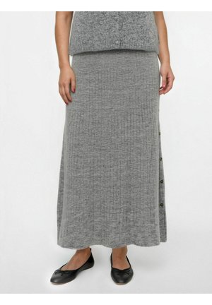 Maksi sijonas - light grey melange