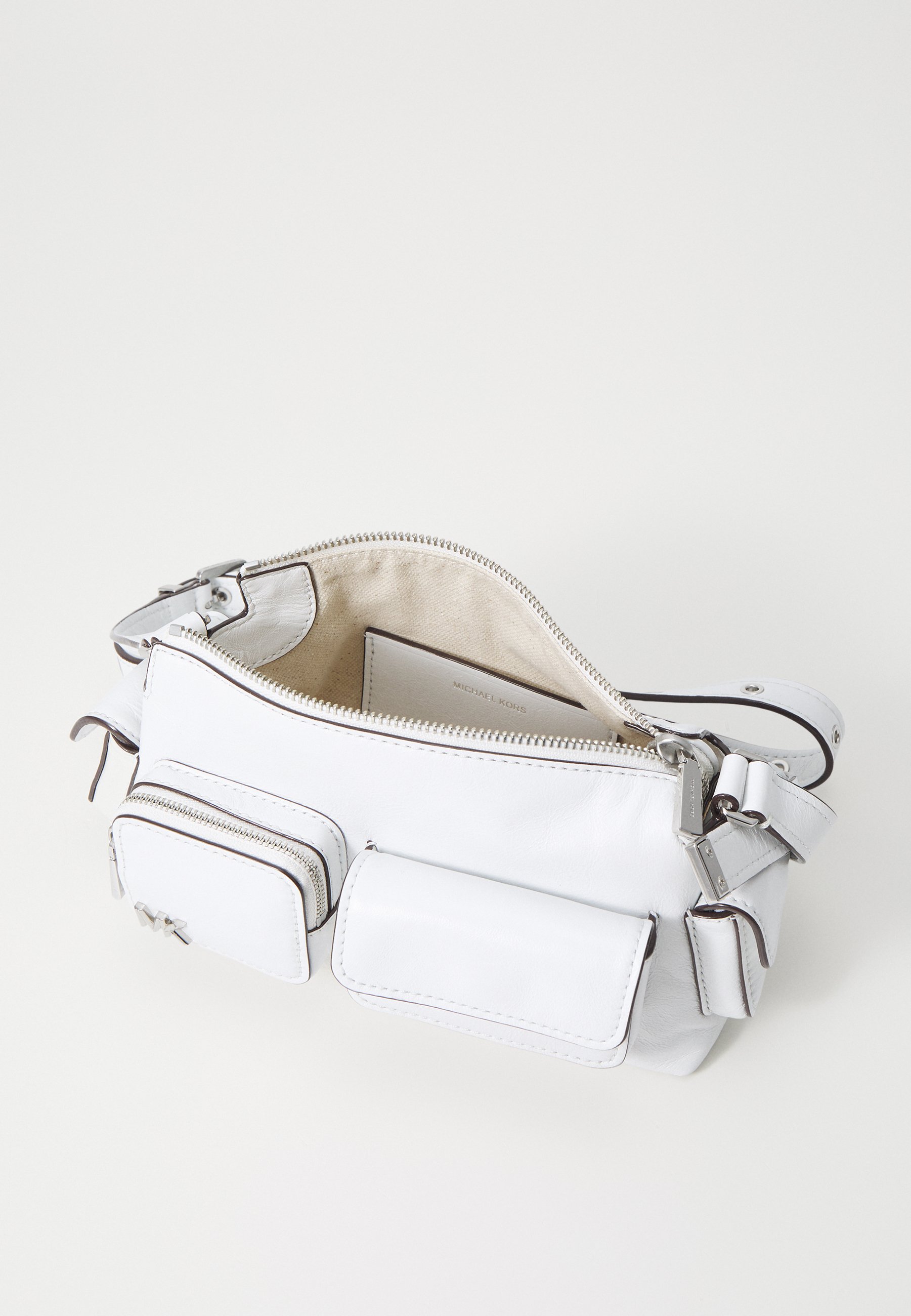 MICHAEL Michael Kors DAKOTA - Cross body bag - optic white/white
