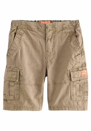 REGULAR FIT - Šortky - tan brown