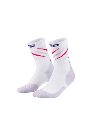 RUN COMPRESSION EDITION CLAW MID CUT - Sports socks - white lilac mix