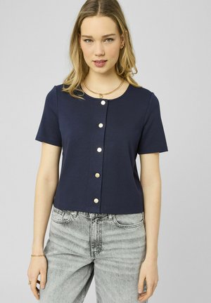 BOUTONNÉ - Blouse - bleu foncé
