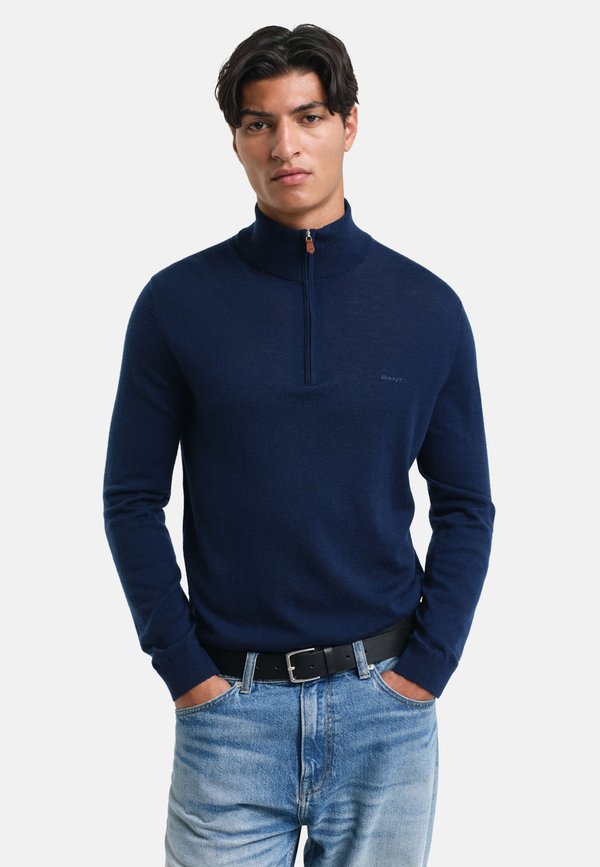 HALF-ZIP - Strickpullover - marine